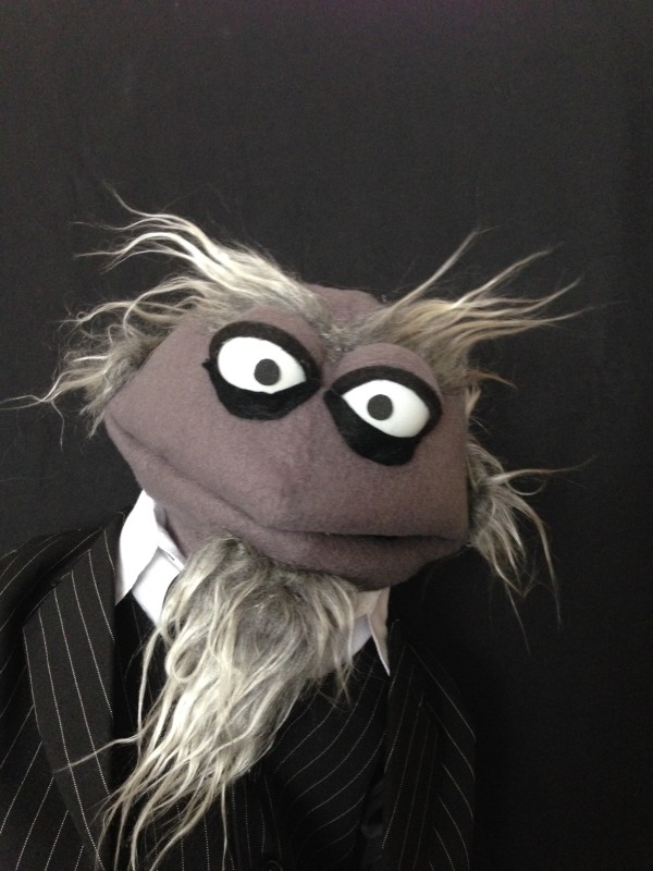 Puppet-X improvisatie poppenshow voor volwassenen de heer van de Broek